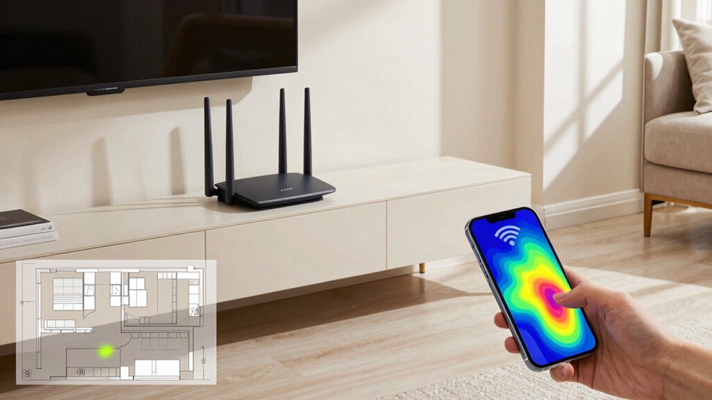 test wi fi coverage after moving