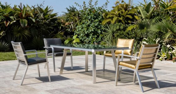 top 15 aluminum patio sets