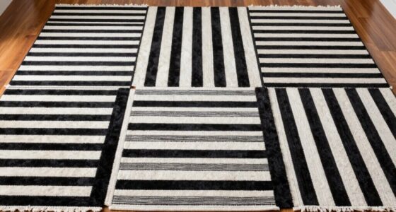 top 15 b w striped rugs