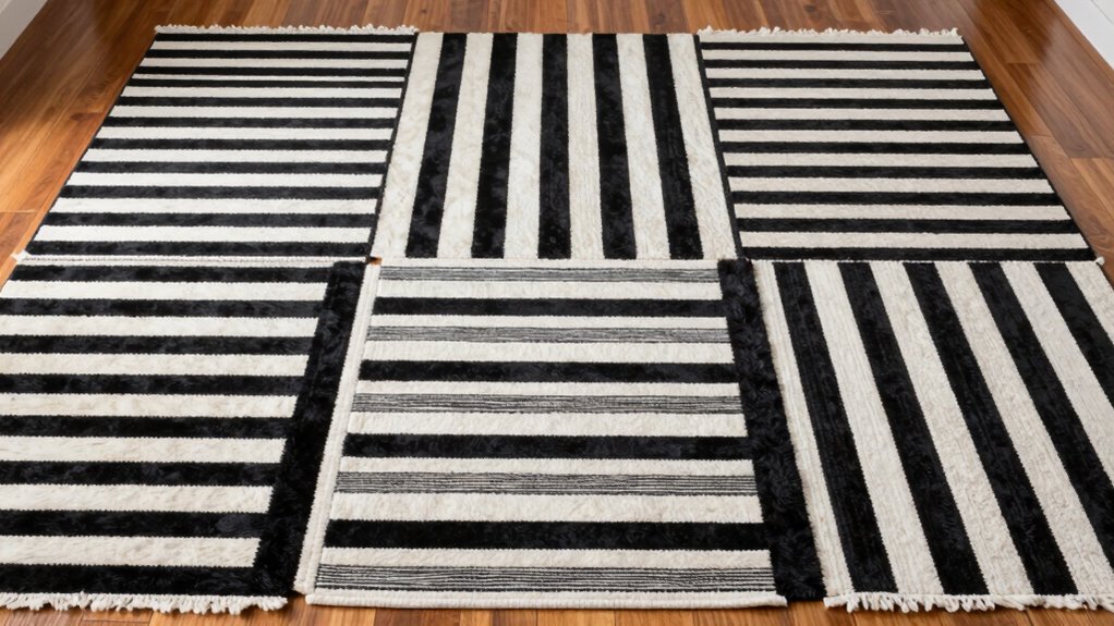 top 15 b w striped rugs