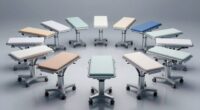 top adjustable hospital tables