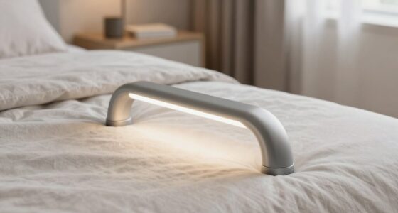 top bed rail handles with lights