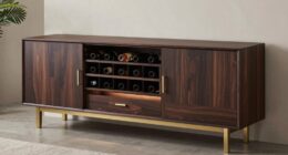 top buffet cabinets with wine storage