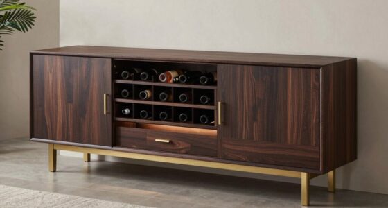 top buffet cabinets with wine storage