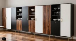 top buffet storage cabinets