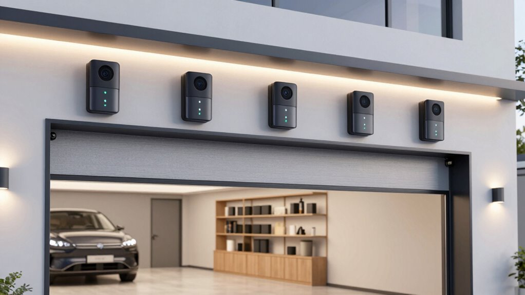 top camera equipped garage openers