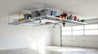 top ceiling garage racks