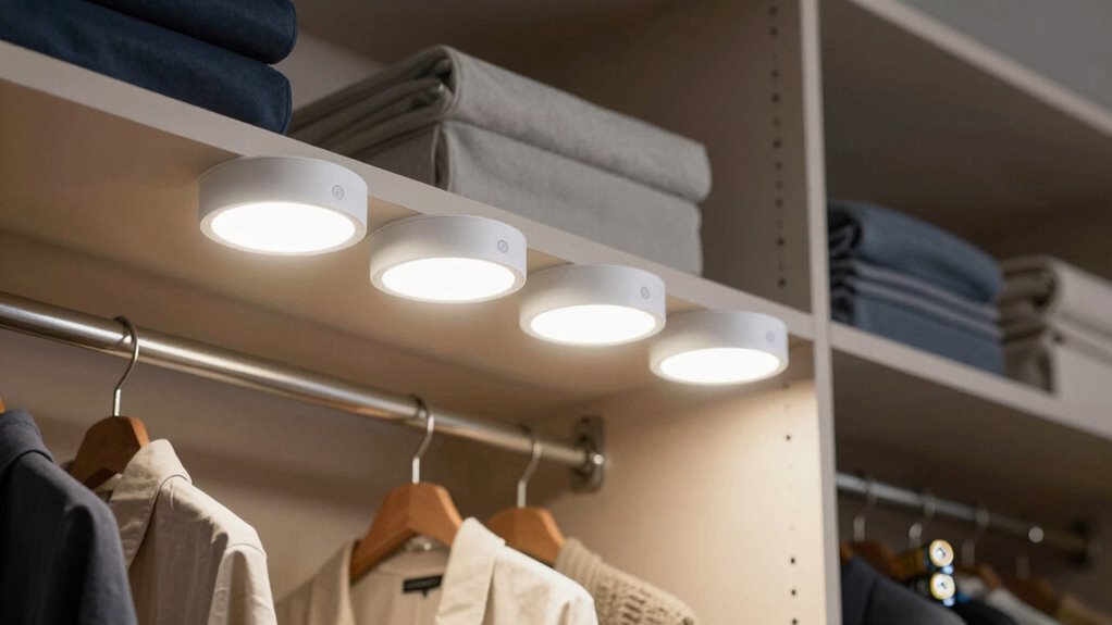 top closet light batteries