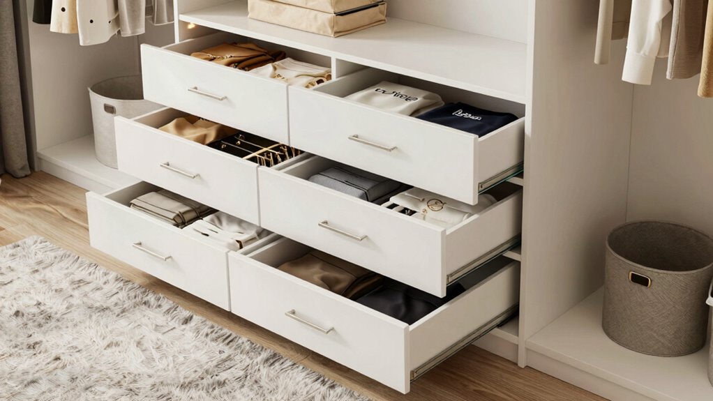 top drawer closet organizers