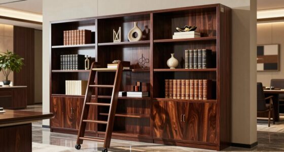 top executive bookcase ladders