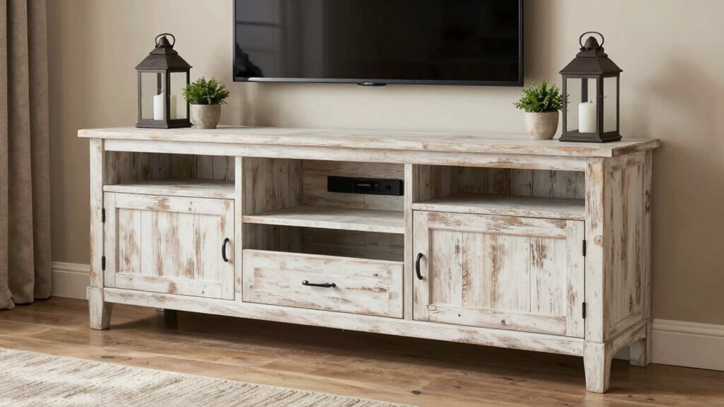top farmhouse media consoles