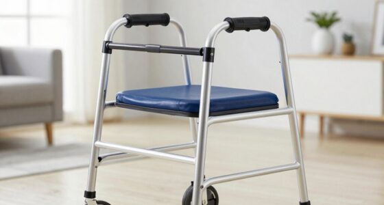top folding walker seat options