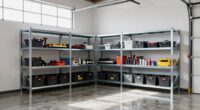 top garage shelving sets