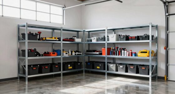 top garage shelving sets
