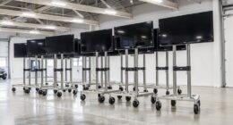 top heavy duty tv carts