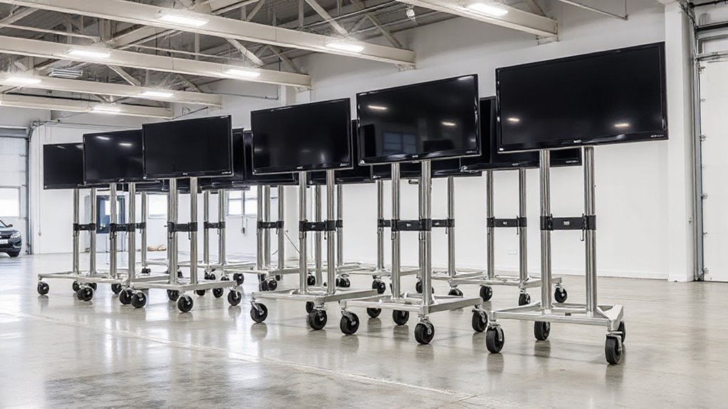 top heavy duty tv carts