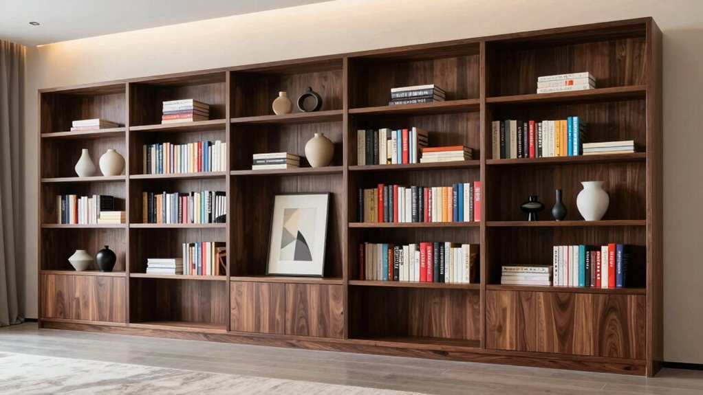 top large bookcase wall units