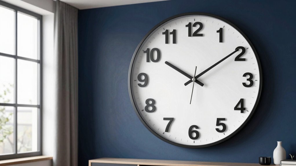 top large print clocks