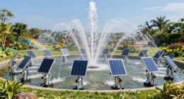 top large solar fountain kits