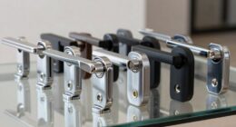 top lockable lever handles