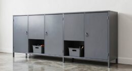 top metal garage storage sets