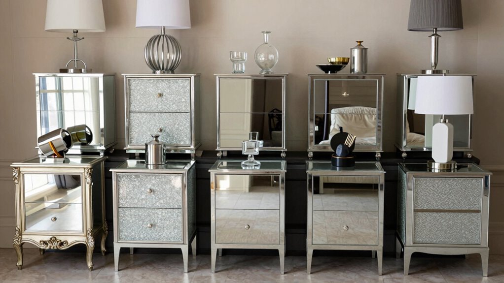 top mirrored nightstands selection