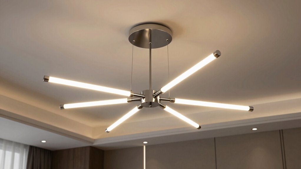 top modern dimmable led chandeliers