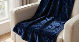 top navy blue cozy blankets
