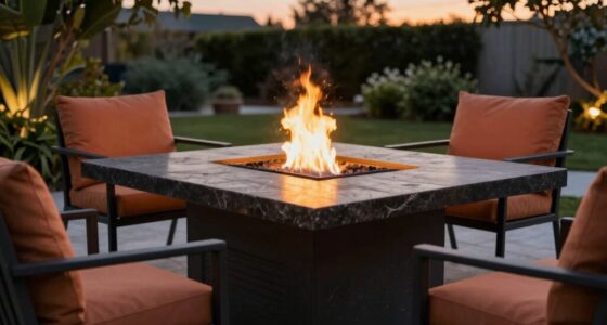 top outdoor propane fire tables