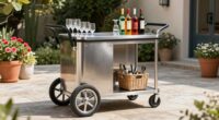 top outdoor rolling bar carts