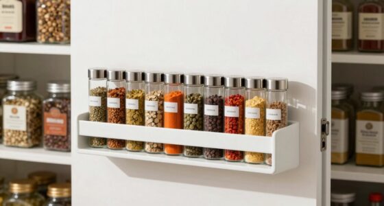 top pantry door spice racks