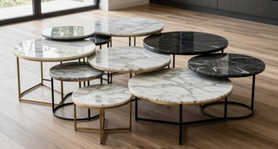 top round nesting coffee sets