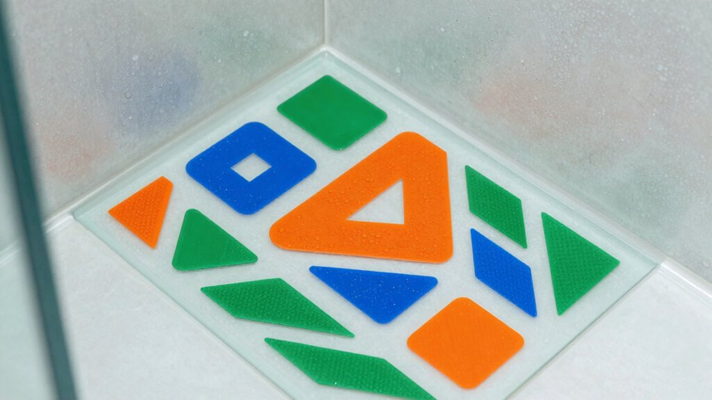 top shower safety stickers