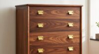 top solid wood tall drawers