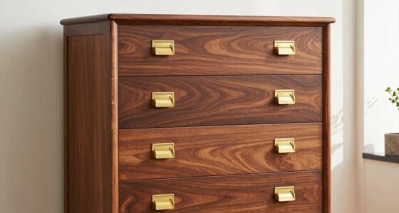 top solid wood tall drawers