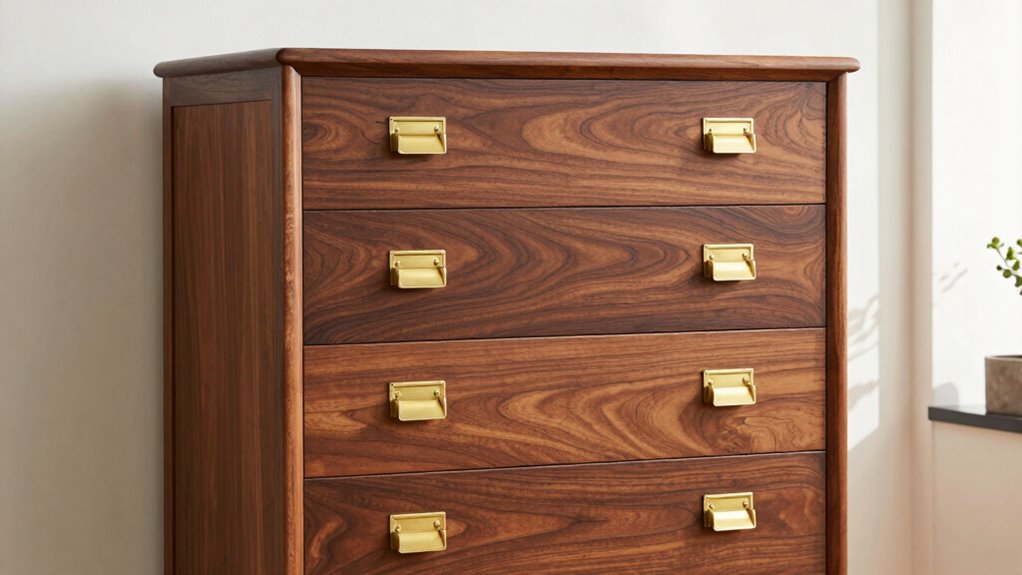 top solid wood tall drawers