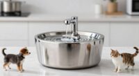 top stainless steel pet fountains