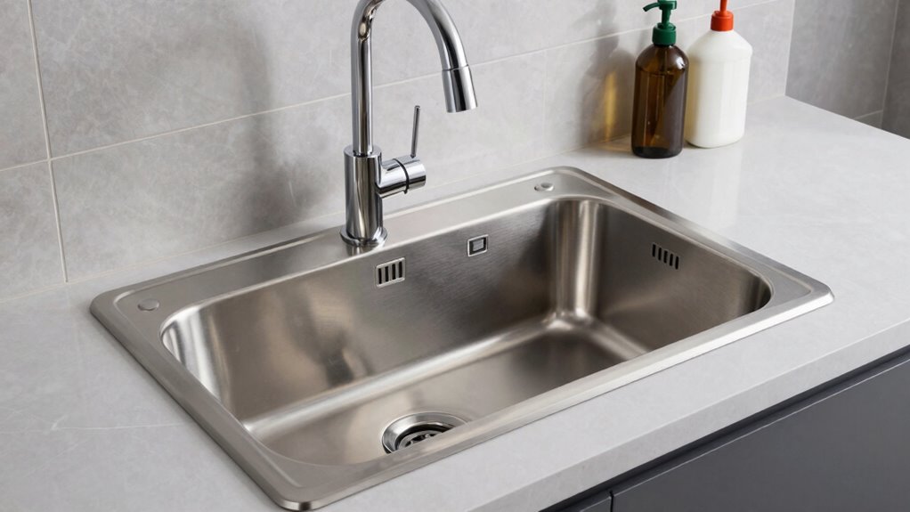 top stainless utility sinks