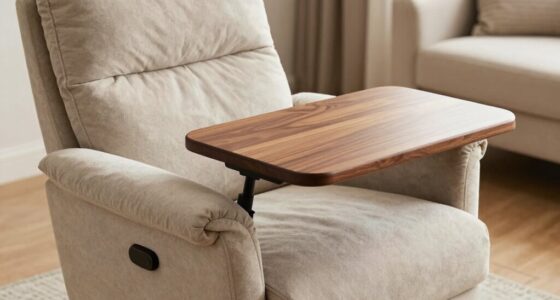top swivel chair tray tables