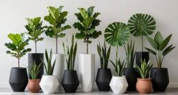 top tall indoor planters