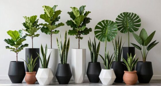 top tall indoor planters