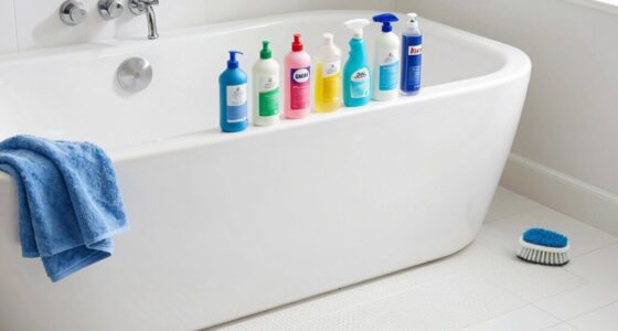 top walk in tub cleaners