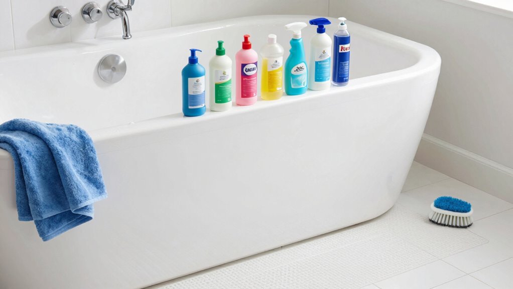 top walk in tub cleaners