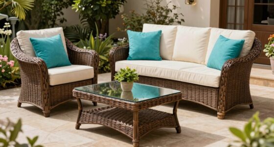 top wicker patio sets