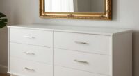 top wide dresser mirror sets