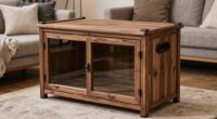 top wooden dog crates