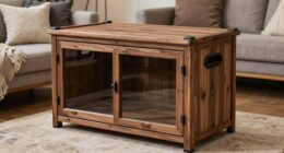 top wooden dog crates