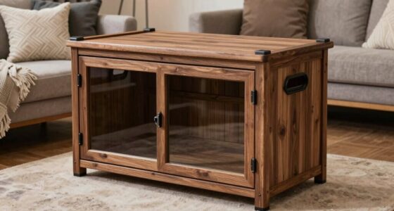 top wooden dog crates