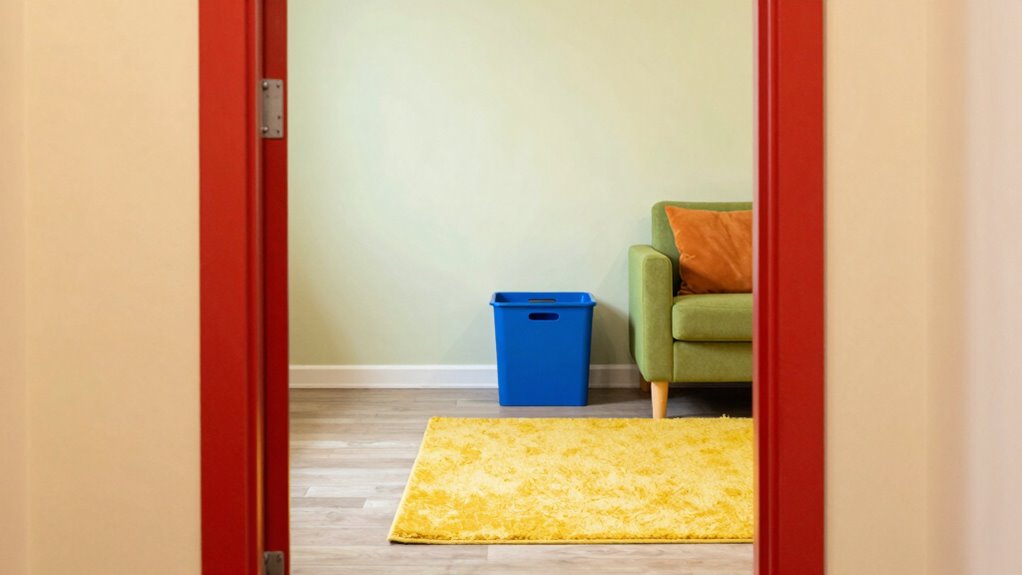 use bold contrasting colors