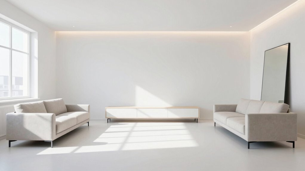 use light colors and lighting